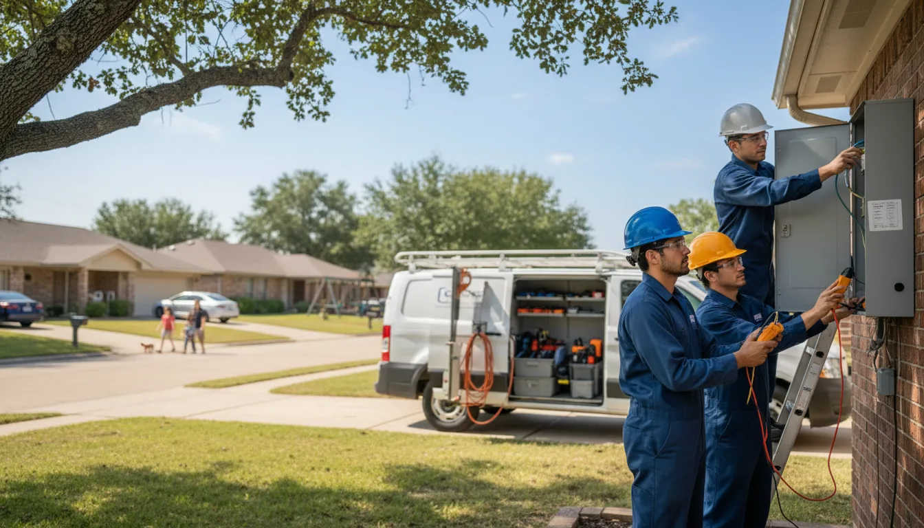 Certified electrician providing emergency electrical services in Oconto, NE